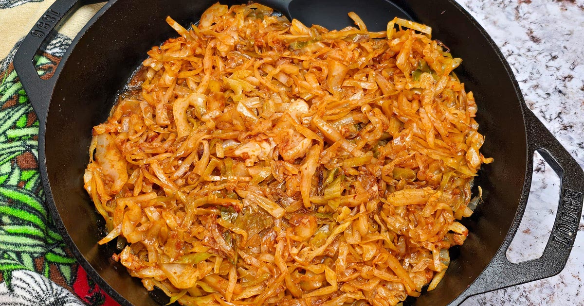 Caramelized Cabbage with Spicy Tomato Sauce Recipe | Samsung Food App