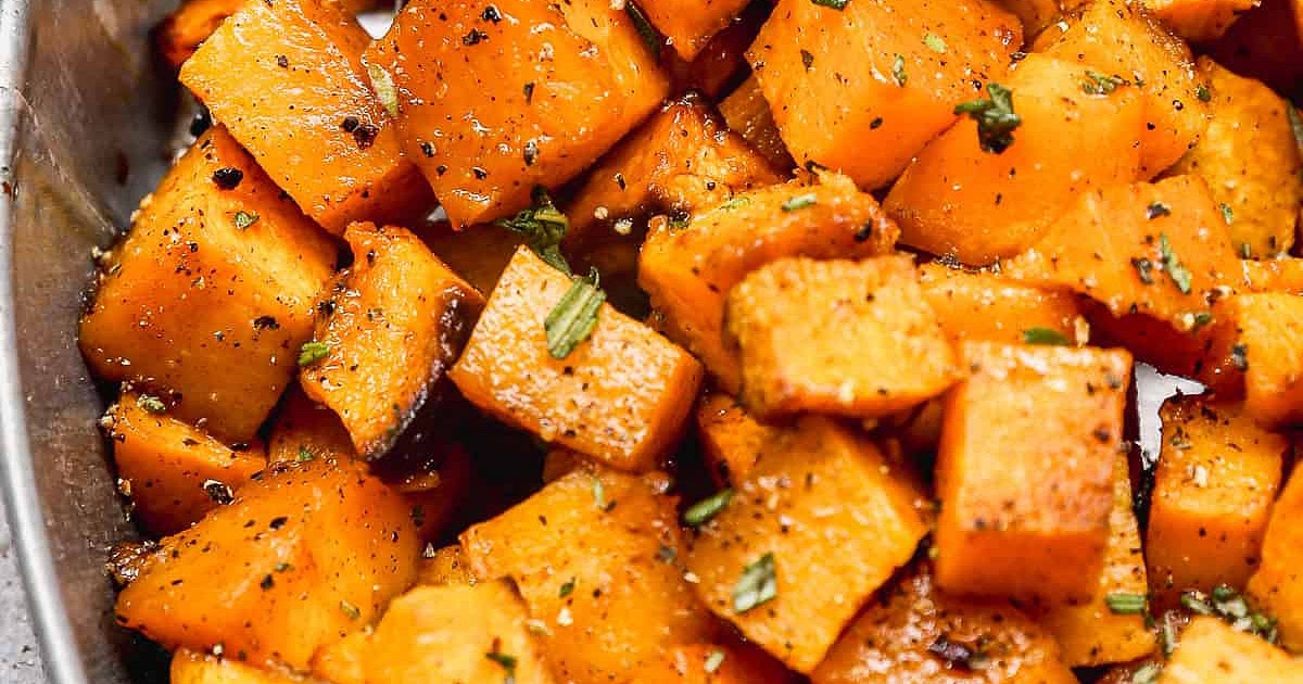 Cinnamon Roasted Butternut Squash Recipe | Samsung Food App