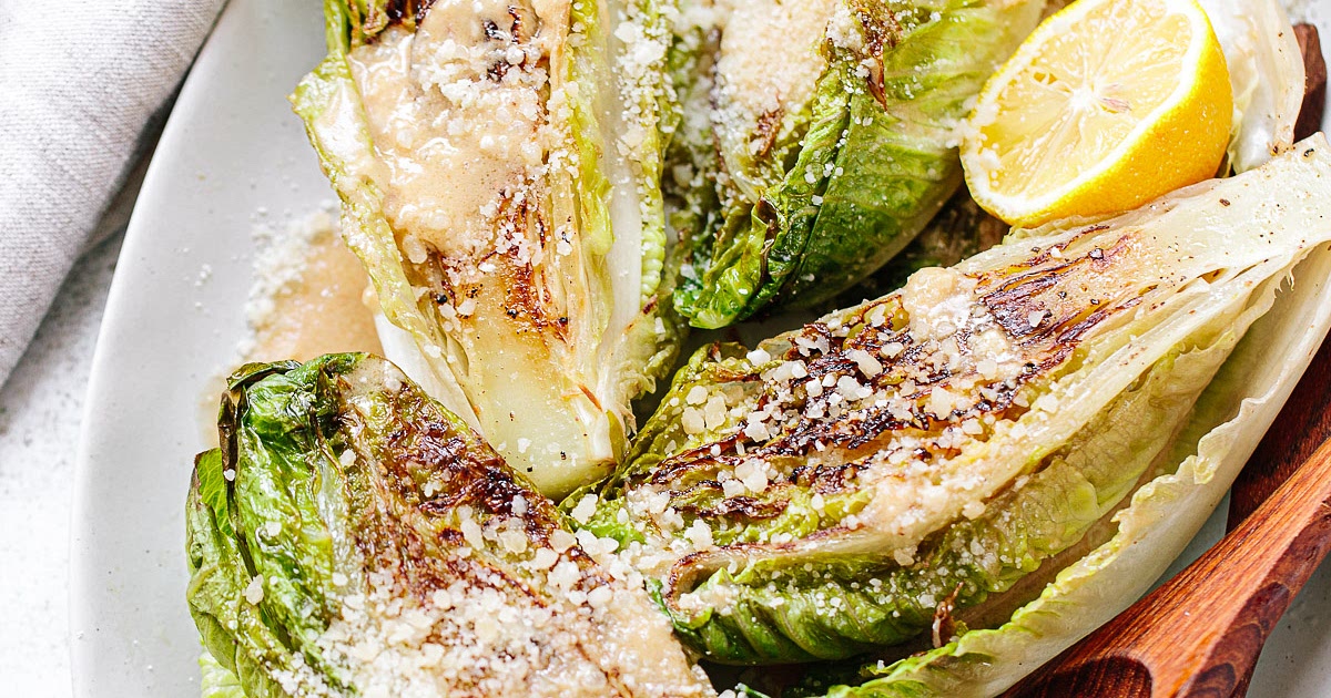 Grilled Romaine Lettuce Caesar Salad Recipe | Samsung Food App