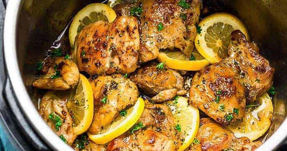 Instant Pot Lemon Garlic Chicken Recipe | Samsung Food App