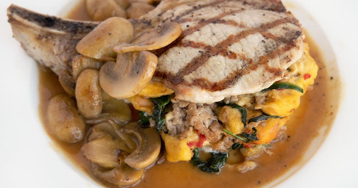 Stuffed Pork Chops Recipe | Samsung Food App