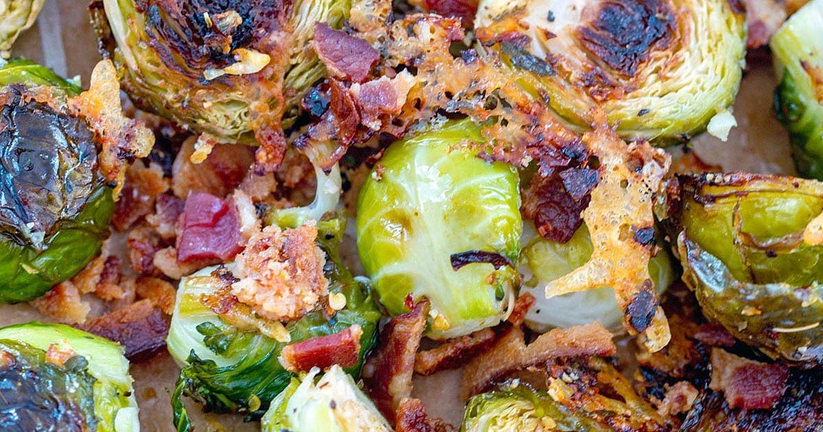 Bacon Parmesan Brussels Sprouts Recipe | Samsung Food App