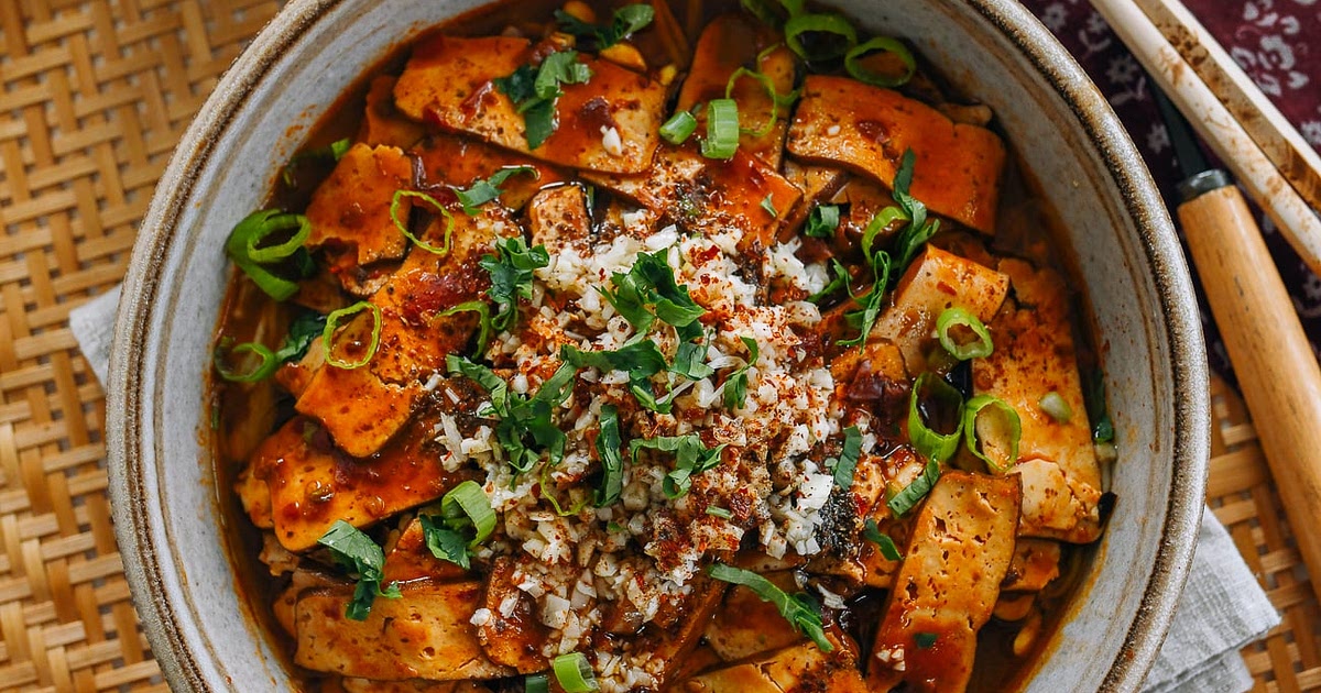 Spicy Sichuan Boiled Tofu Recipe | Samsung Food App