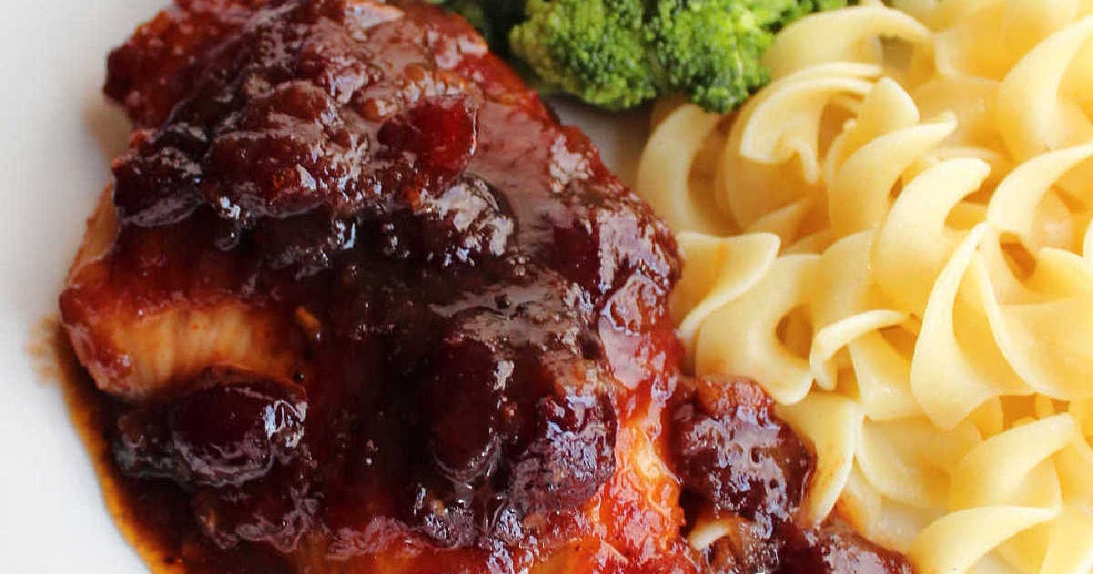 Cranberry Chicken Recipe | Samsung Food App
