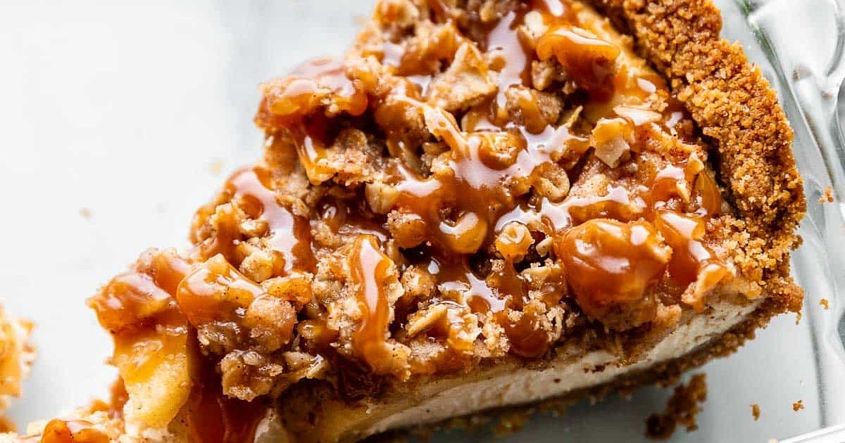 Caramel Apple Cheesecake Pie Recipe | Samsung Food App