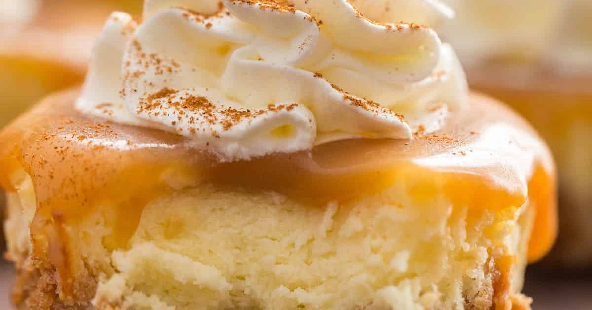 Mini Cheesecakes with Caramel Sauce Recipe | Samsung Food App