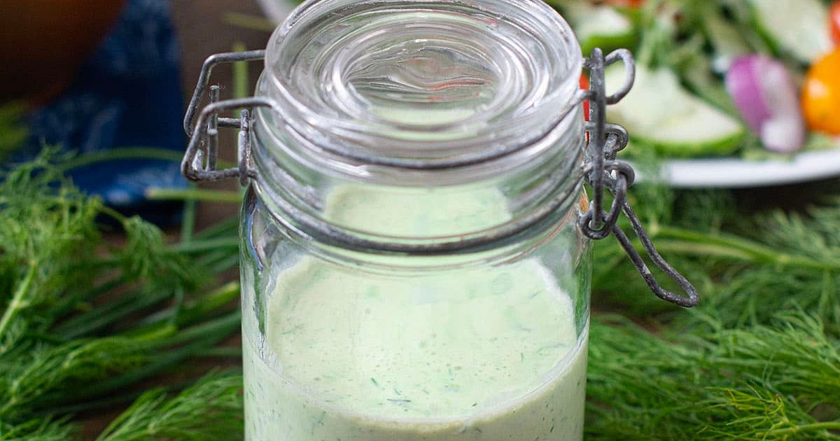 Cottage Cheese Green Goddess Salad Dressing Recipe | Samsung Food App