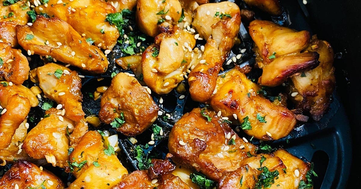Air Fryer Japanese BBQ Chicken Bites Recipe | Samsung Food App
