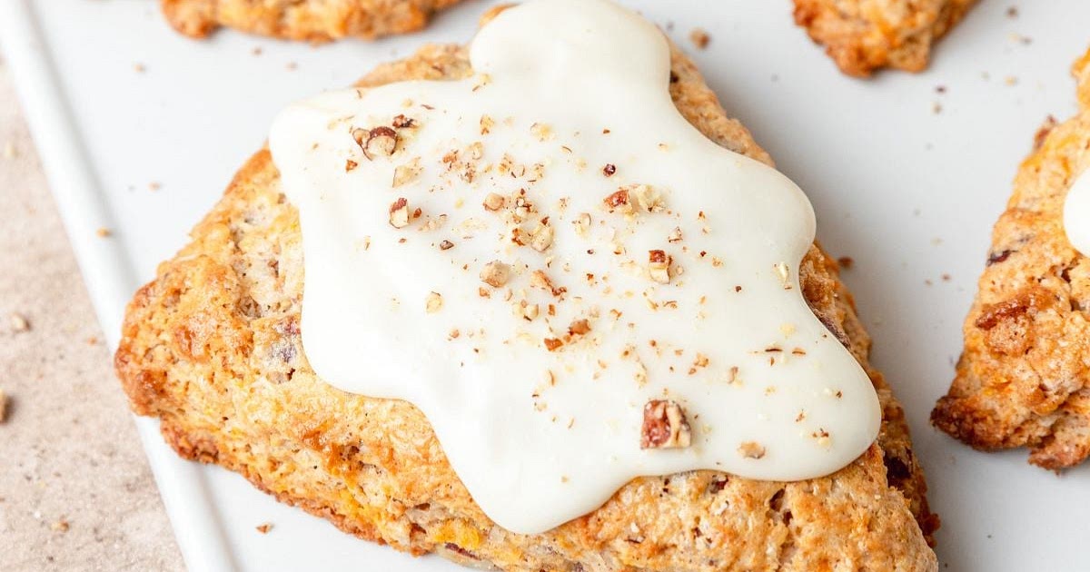 Carrot Cake Scones Recipe | Samsung Food App