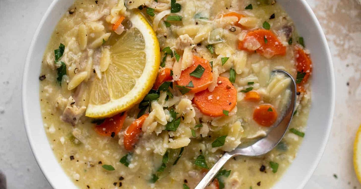Creamy Chicken and Orzo Soup Recipe | Samsung Food App