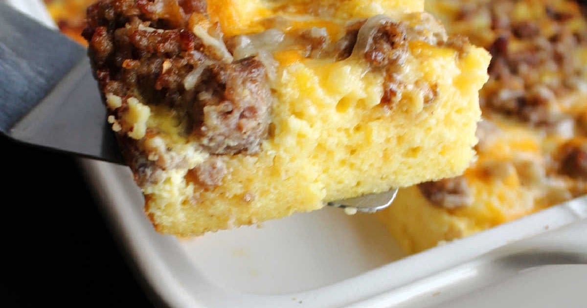 Sausage and Cornbread Breakfast Casserole Recipe | Samsung Food App