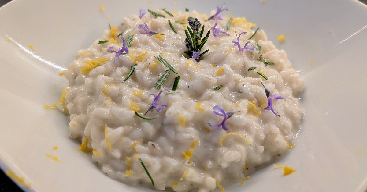 Goats cheese, lemon and rosemary risotto Recipe | Samsung Food App