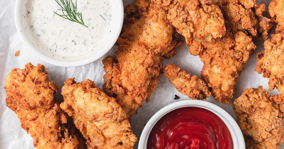 Buttermilk Fried Chicken Tenders with Homemade Ranch Recipe | Samsung Food App