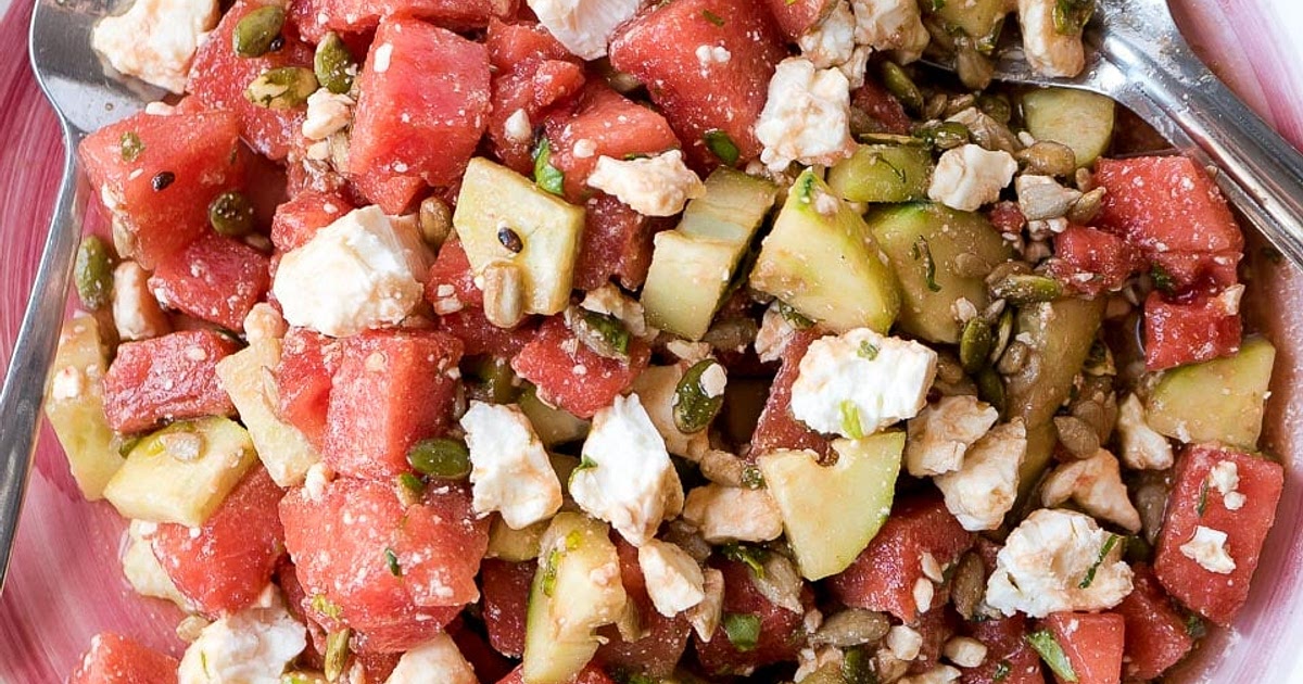 Watermelon and Feta Salad Recipe | Samsung Food App
