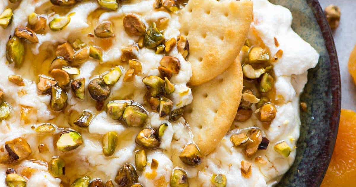 Honey Ricotta Dip with Pistachio and Apricot Recipe | Samsung Food App