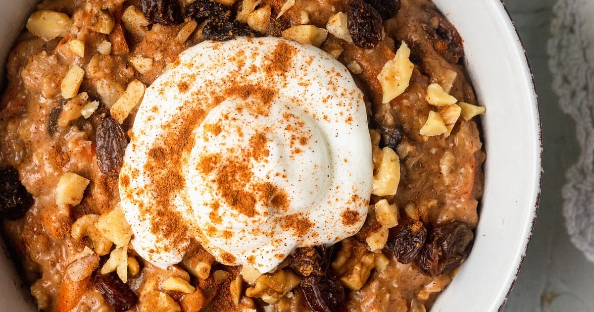Carrot Cake Oatmeal Recipe | Samsung Food App