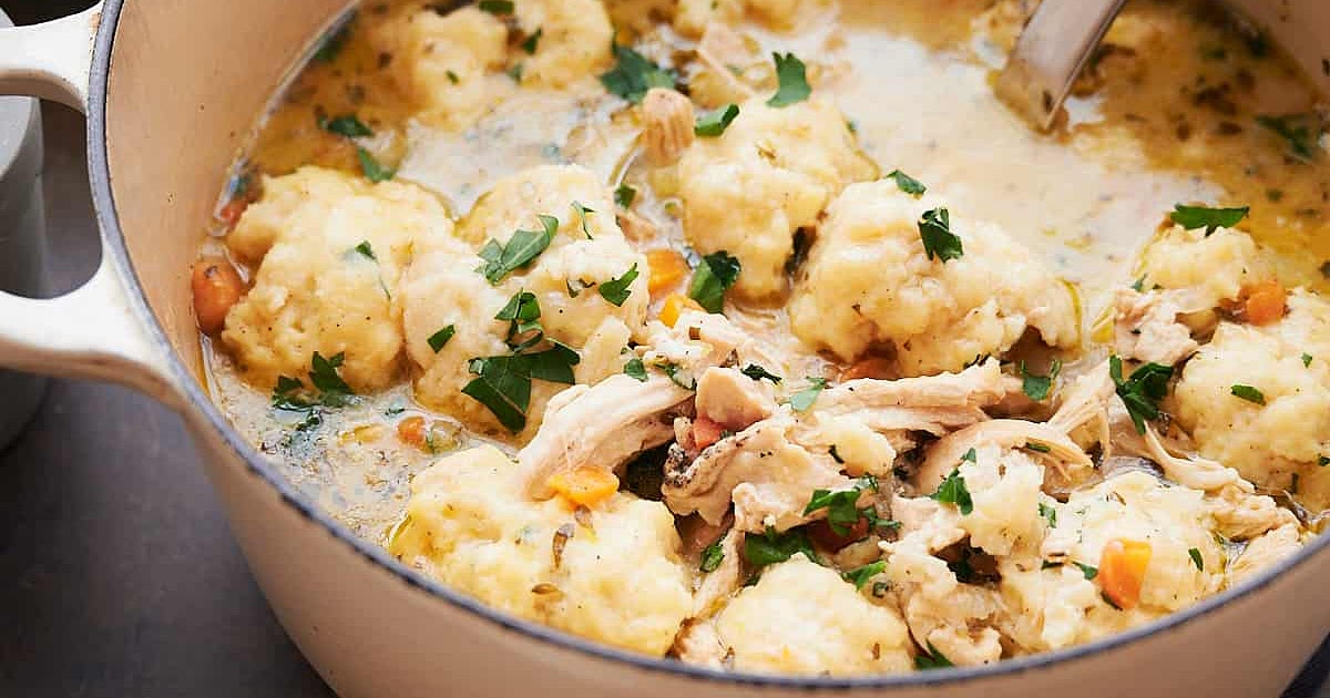 Chicken and Ricotta Dumpling Soup Recipe | Samsung Food App