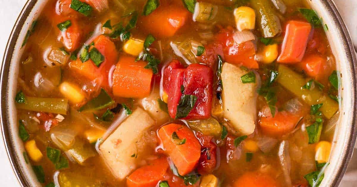 Instant Pot Vegetable Soup Recipe | Samsung Food App