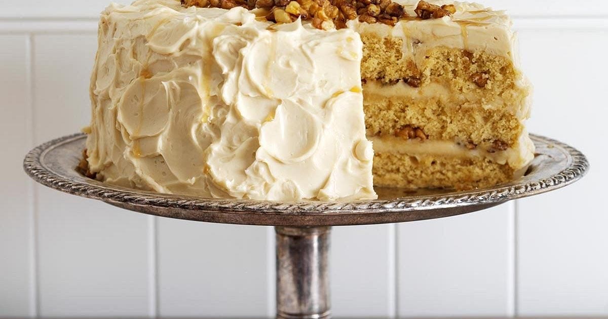 Maple Walnut Cake Recipe | Samsung Food App