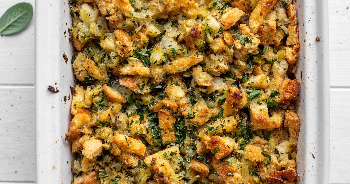 Our Favorite Buttery Herb Stuffing Recipe | Samsung Food App