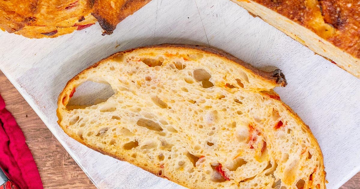 Calabrian Chili and Honey Sourdough Bread Recipe | Samsung Food App