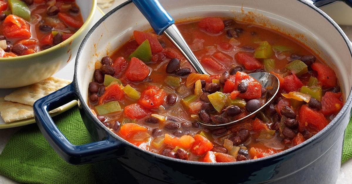 Black Bean-Tomato Chili Recipe | Samsung Food App