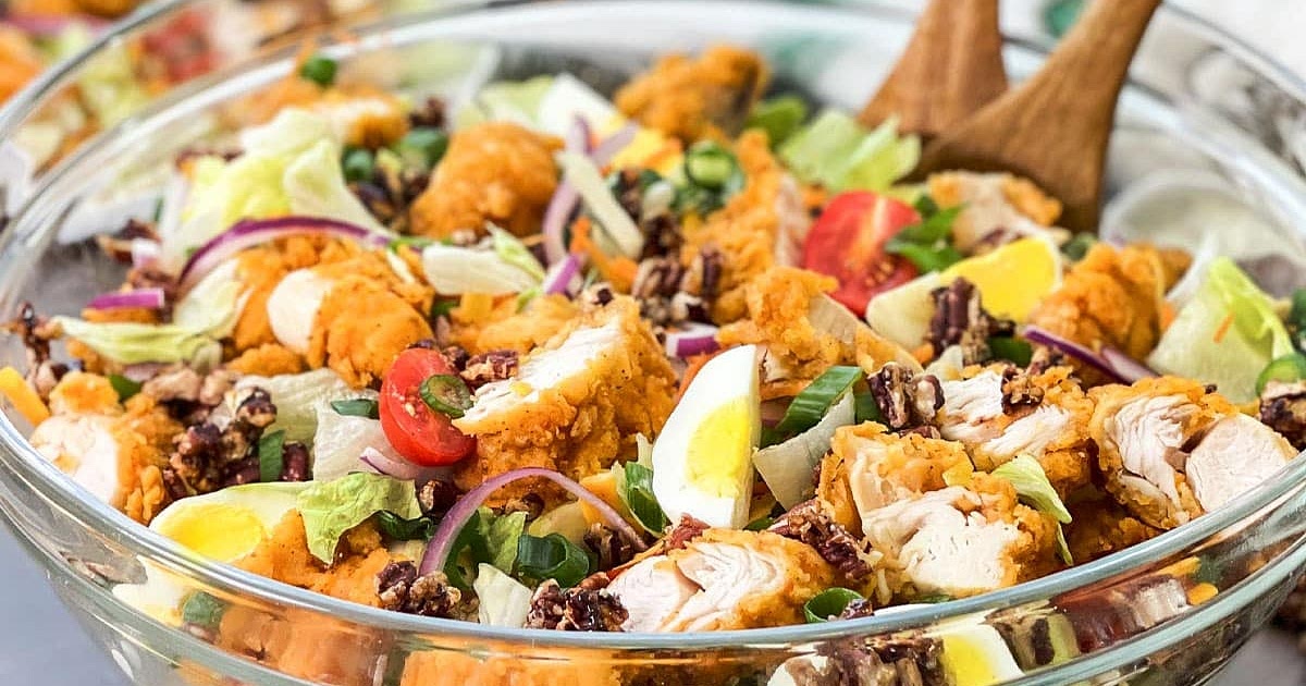 Crispy Chicken Salad Recipe | Samsung Food App