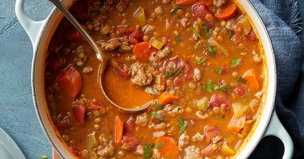 Ham and Lentil Soup Recipe | Samsung Food App