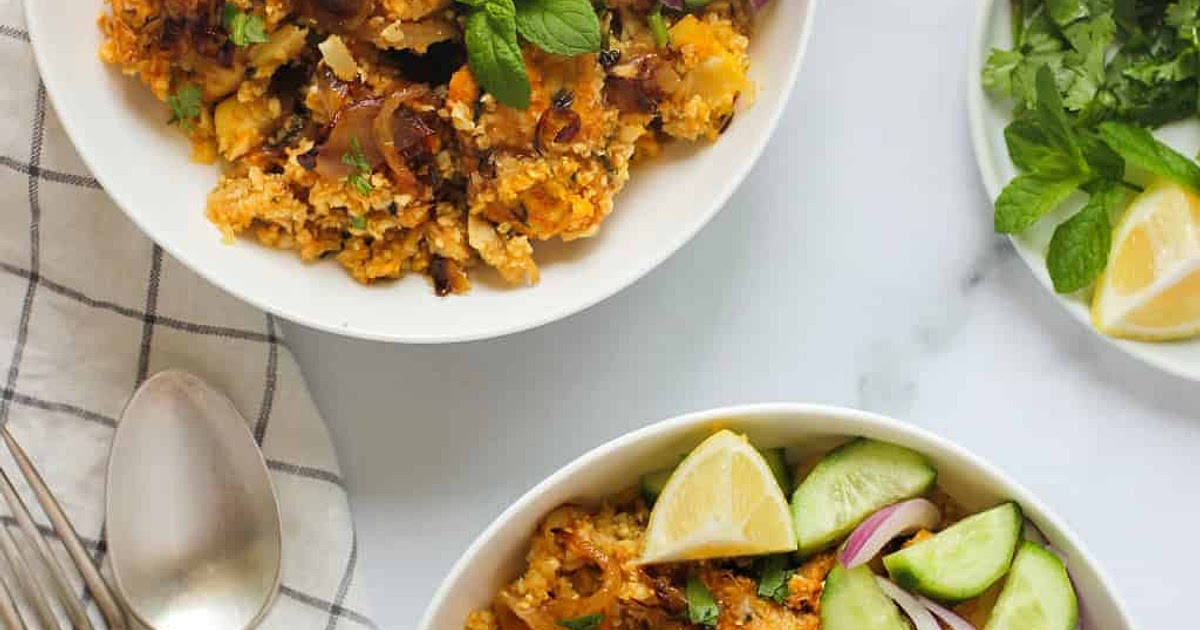 Low Carb Chicken Biryani with Cauliflower Rice Recipe | Samsung Food App