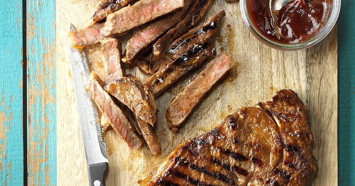 Grilled Marinated Ribeyes Recipe | Samsung Food App