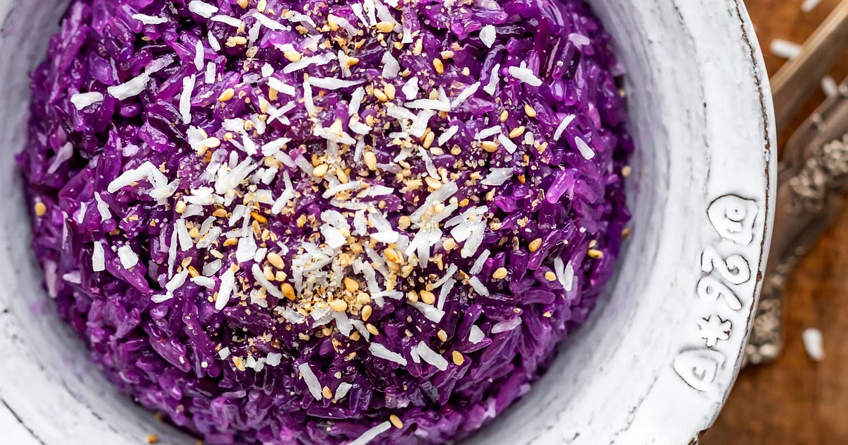 Xoi Ube (Vietnamese Purple Sticky Rice with Ube) Recipe | Samsung Food App