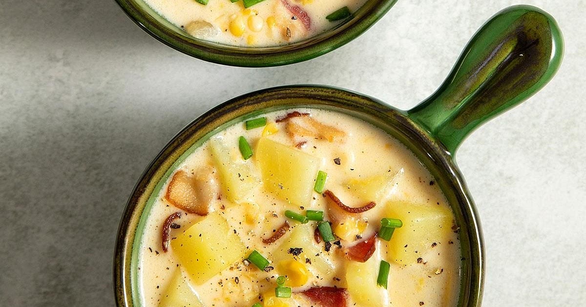 Corn Chowder with Bacon Recipe | Samsung Food App
