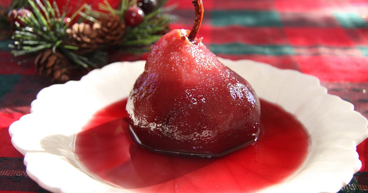Poached Pears in Wine Recipe | Samsung Food App