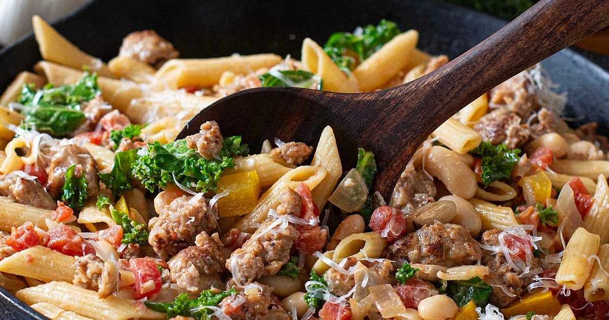 Classic Italian Sausage Pasta Recipe | Samsung Food App