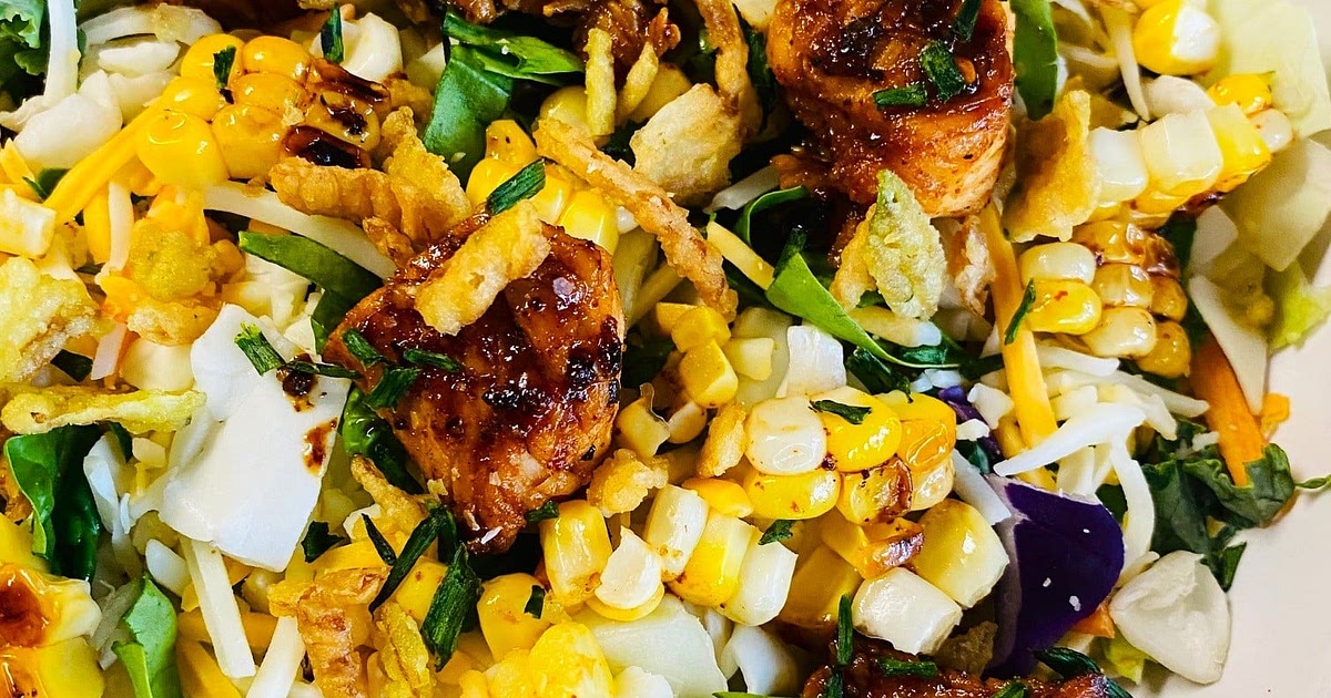 Blackstone BBQ Chicken Salads Recipe | Samsung Food App