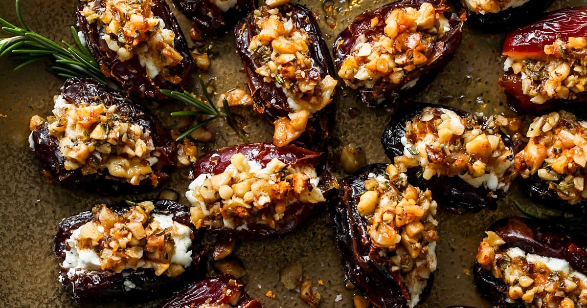 Roasted Stuffed Dates Recipe | Samsung Food App