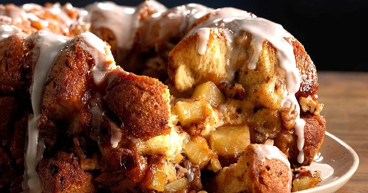 Cinnamon Apple Cider Monkey Bread Recipe | Samsung Food App