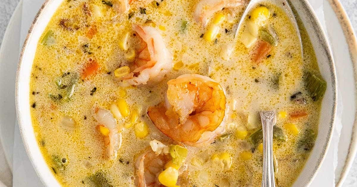 Shrimp Corn Chowder Recipe | Samsung Food App