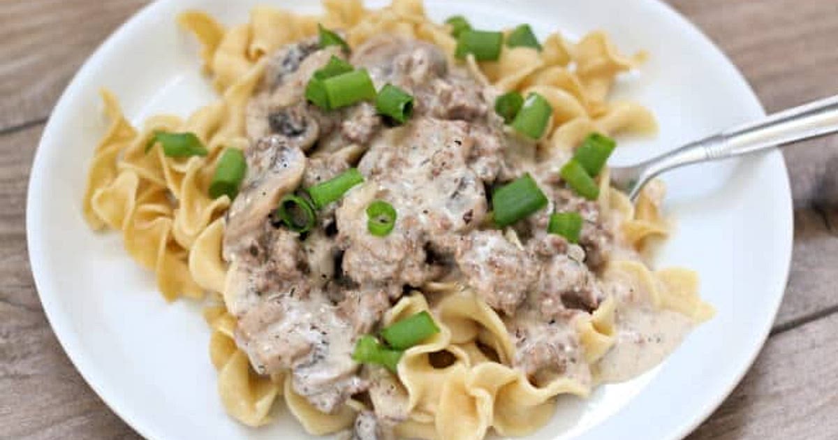 Instant Pot Ground Beef Stroganoff Recipe | Samsung Food App