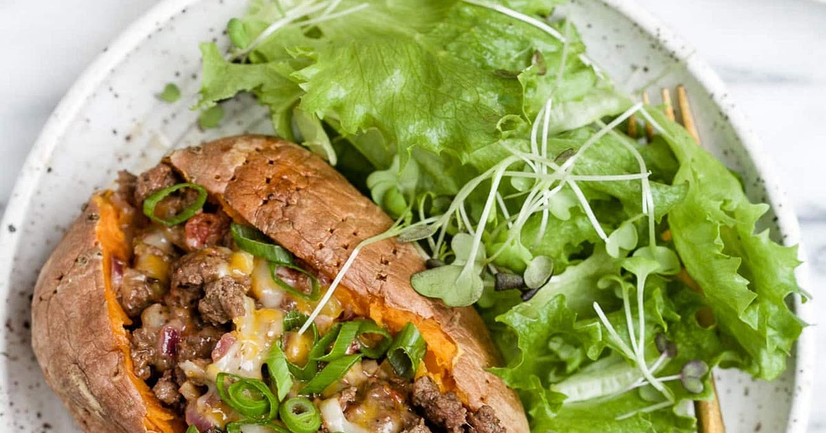 Stuffed Sweet Potatoes Recipe | Samsung Food App
