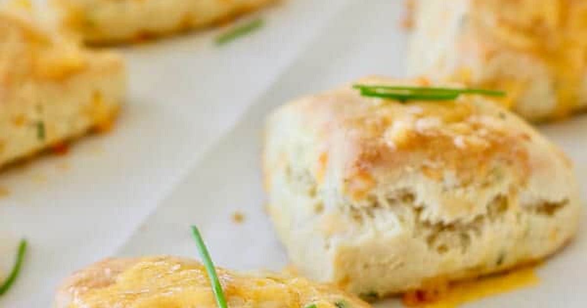 Cheddar and Chive Savory Scones Recipe | Samsung Food App