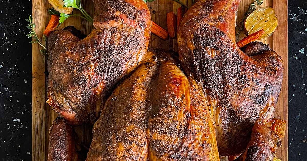 Dry Brined Spatchcock Turkey Recipe | Samsung Food App