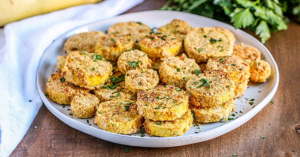 Air Fryer Southern Fried Squash Recipe | Samsung Food App