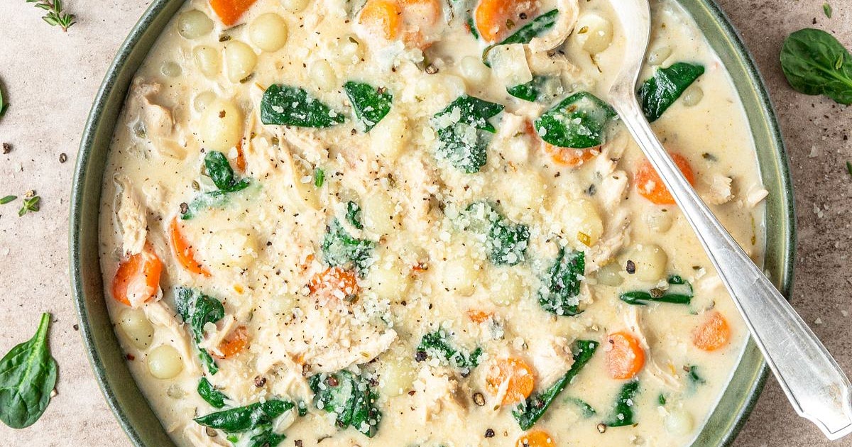 Creamy Chicken Gnocchi Soup Recipe | Samsung Food App
