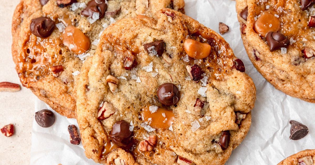 Brown Butter Turtle Cookies Recipe | Samsung Food App