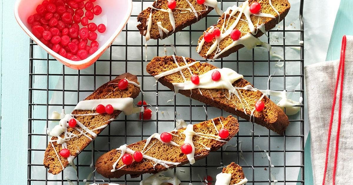 Drizzled Gingerbread Biscotti Recipe | Samsung Food App
