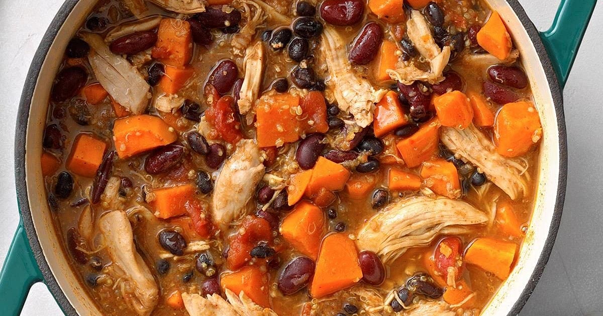 Chicken and Sweet Potato Chili Recipe | Samsung Food App