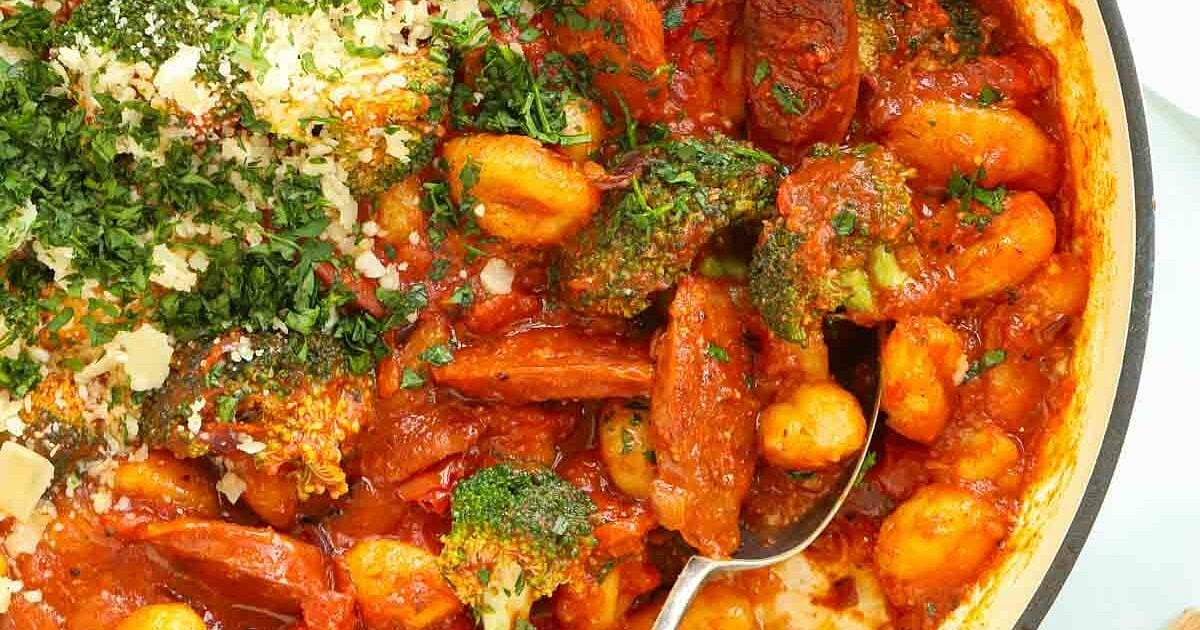 Chorizo Gnocchi Pan-Fry Recipe | Samsung Food App