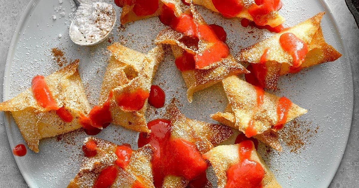Air-Fryer Caribbean Wontons Recipe | Samsung Food App