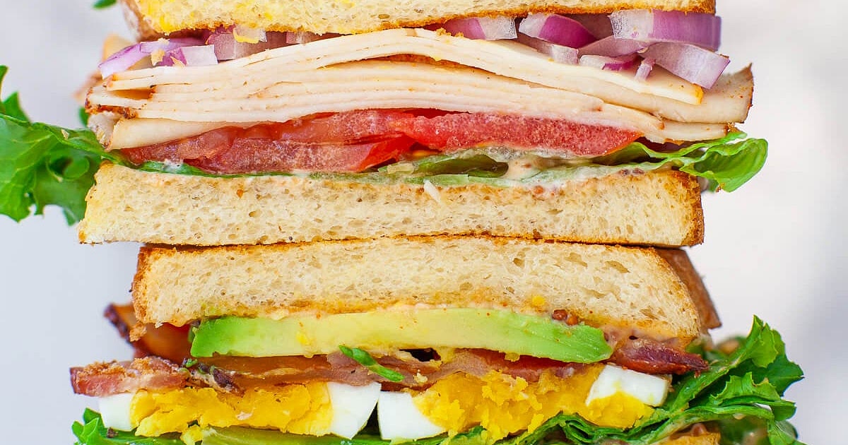 Classic BLT Club Sandwich with Avocado Recipe | Samsung Food App